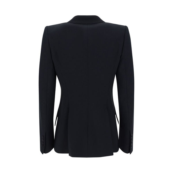 Alexander McQueen Black Acetate Blazer