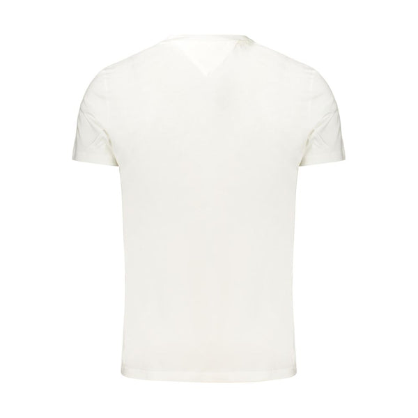Tommy Hilfiger White Cotton Men's T-Shirt