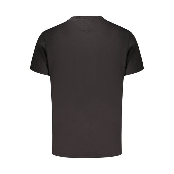 Tommy Hilfiger Black Cotton Men's T-Shirt