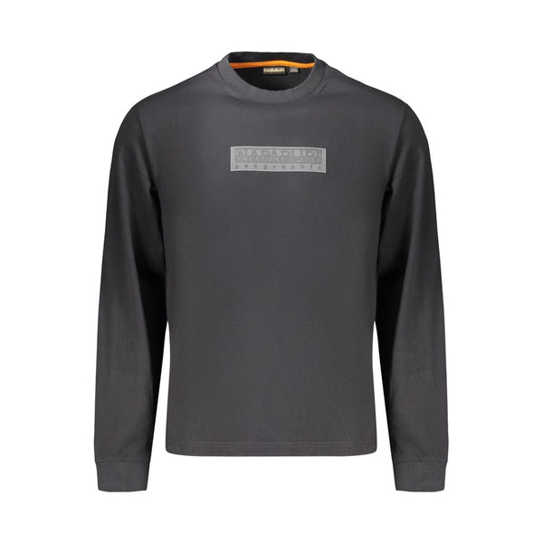Napapijri Black Cotton Men's T-Shirt
