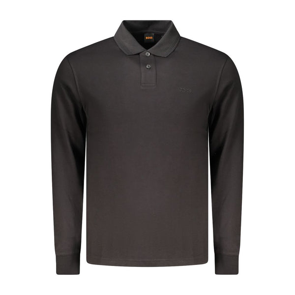 Hugo Boss Black Cotton Polo Shirt