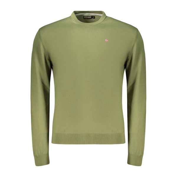 Napapijri Green Cotton Sweatshirt