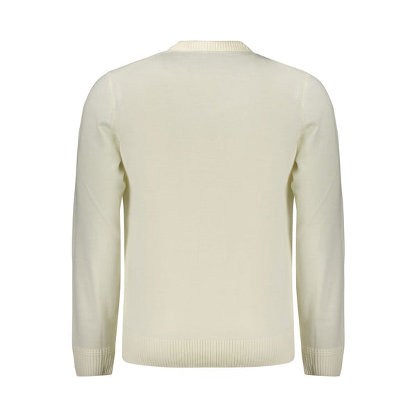 Hugo Boss White Wool Sweatshirt