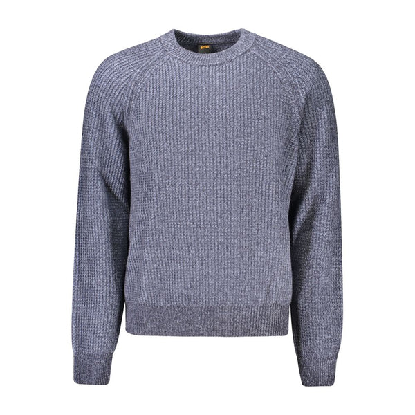 Hugo Boss Blue Wool Sweatshirt