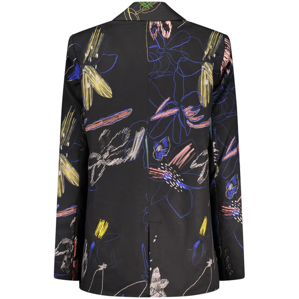 Desigual Black Cotton Blazer