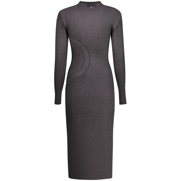 Desigual Black Polyester Casual Dress