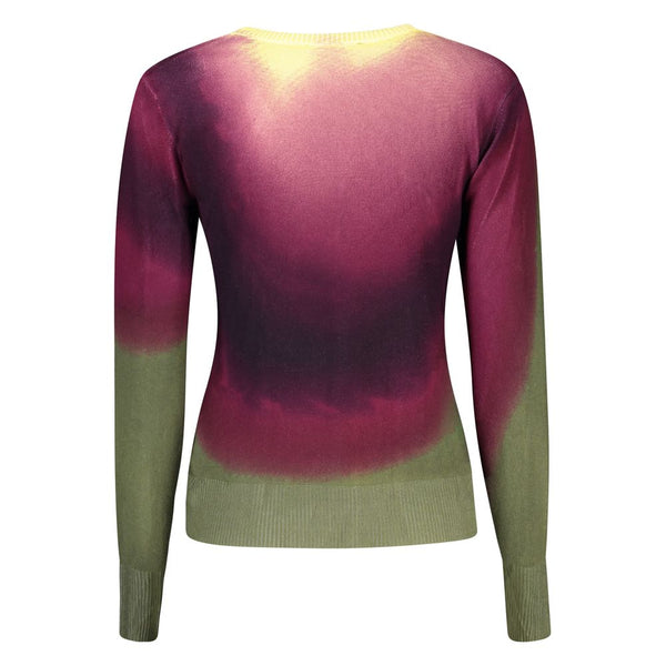 Desigual Purple Viscose Sweatshirt