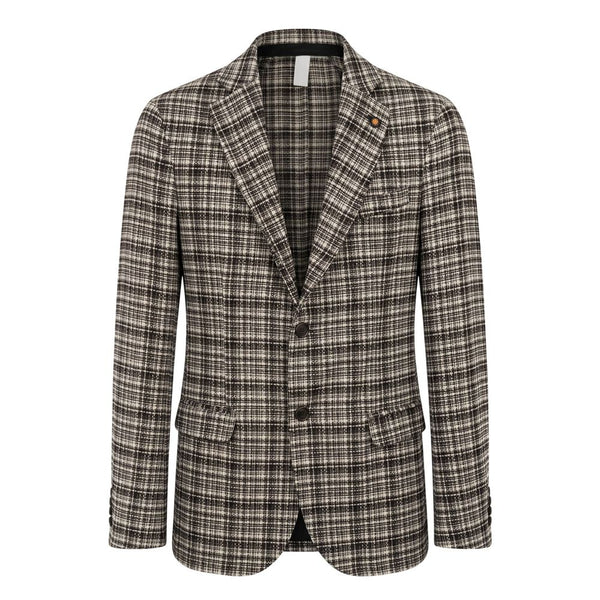 Roberto Pepe Luxury Beige Cotton Men Jacket