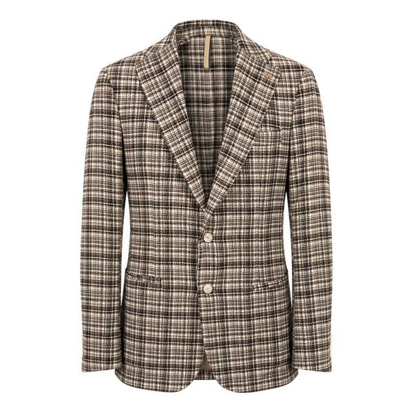 Roberto Pepe Luxury Brown Cotton Men Jacket
