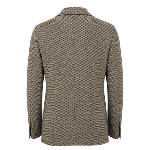 Roberto Pepe Luxury Beige Cotton Men Jacket