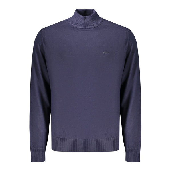 Hugo Boss Blue Wool Men's Sweater