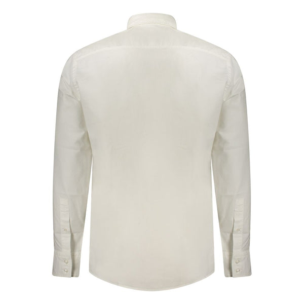Hugo Boss White Cotton Men's Shirt
