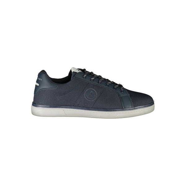Navigare Blue Polyester Men's Sneaker