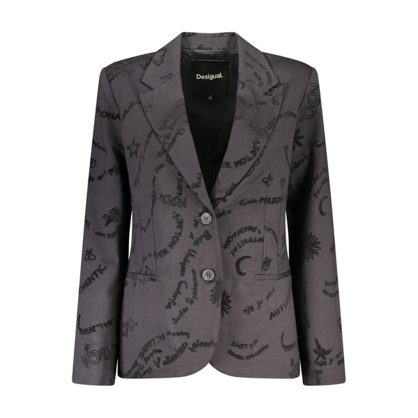 Desigual Nero Viscose Women Jacket