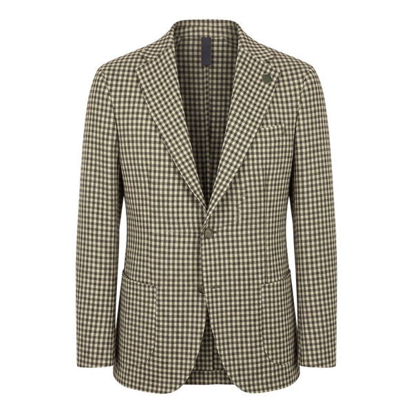 Roberto Pepe Luxury Green Viscose Men's Jacket