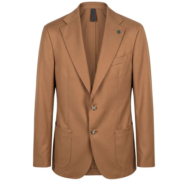 Roberto Pepe Luxury Brown Viscose Men's Jacket