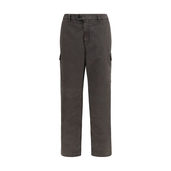 Brunello Cucinelli Brown Cotton Casual Pants