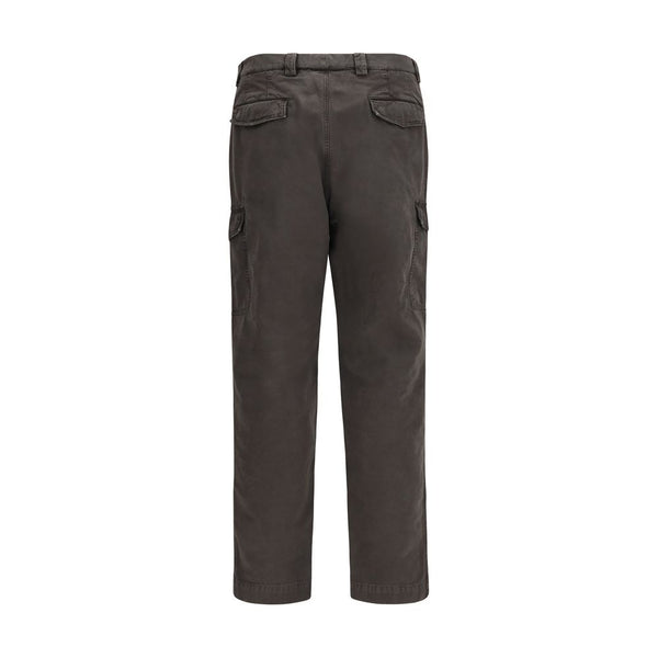 Brunello Cucinelli Brown Cotton Casual Pants
