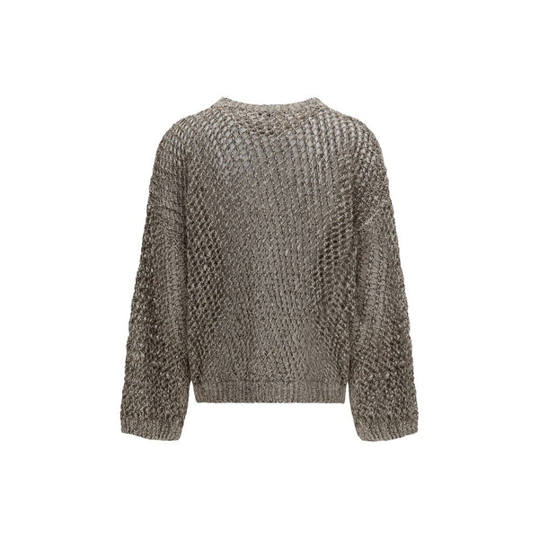 Brunello Cucinelli Beige Silk Sweatshirt