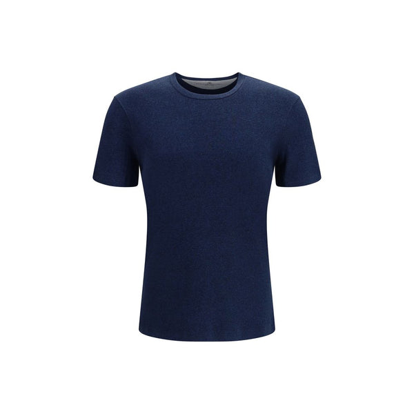 Brunello Cucinelli Blue Cotton T-Shirt