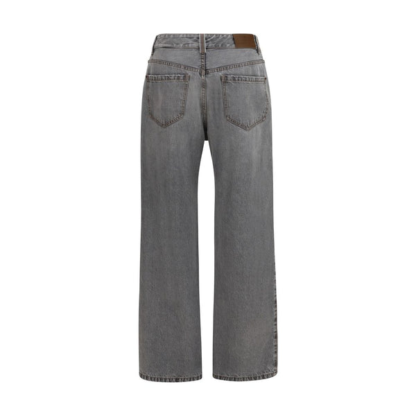Brunello Cucinelli Gray Cotton Jeans Denim