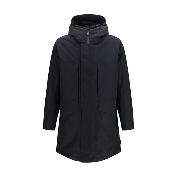 LAMINAR Black Polyester Parka