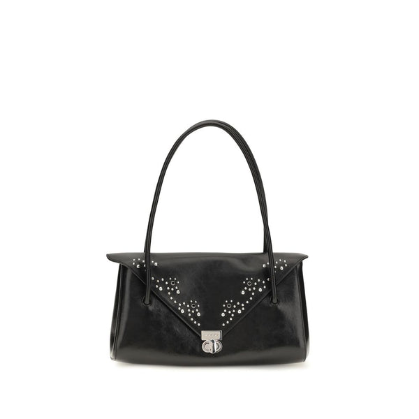 Marni Black Calf Leather Bos Taurus Shoulder Bag