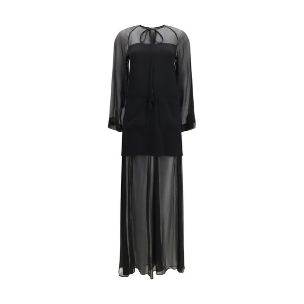 Forte_Forte Black Viscose Casual Dress