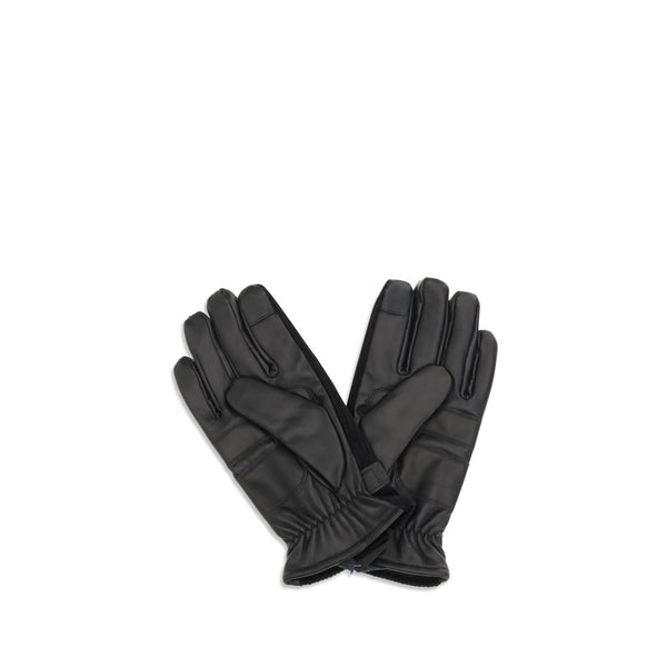 Barbour Black Calf Leather Bos Taurus Gloves