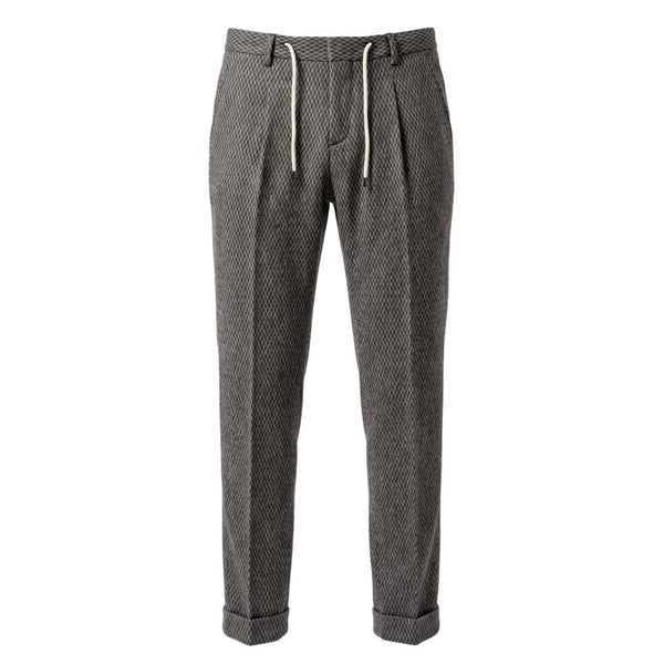 Roberto Pepe Luxury Black Rayon Men Pant