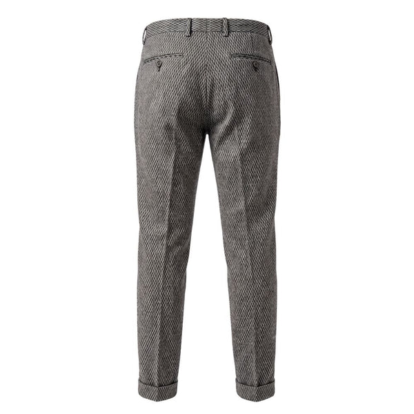 Roberto Pepe Luxury Black Rayon Men Pant