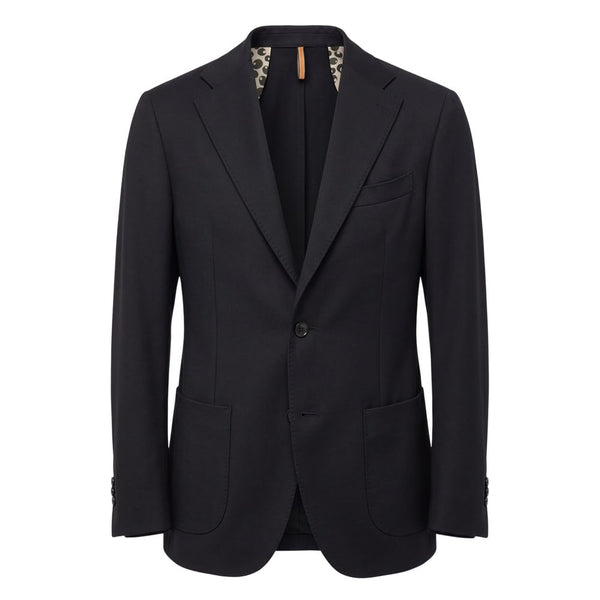 Roberto Pepe Luxury Black Polyester Men Jacket