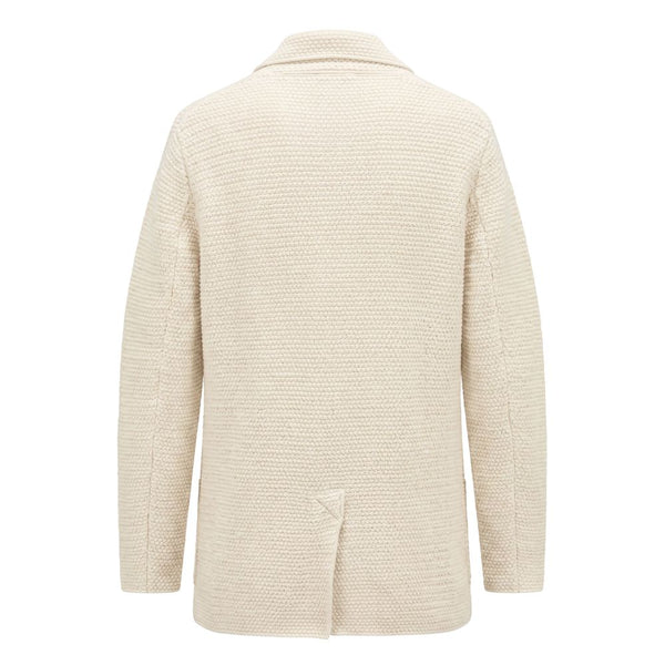 Malo White Cotton Men's Cardigan