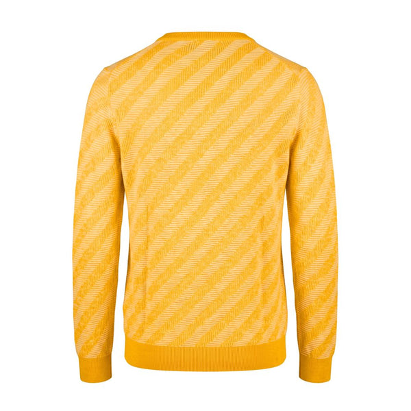 Malo Orange Linen Men Sweater