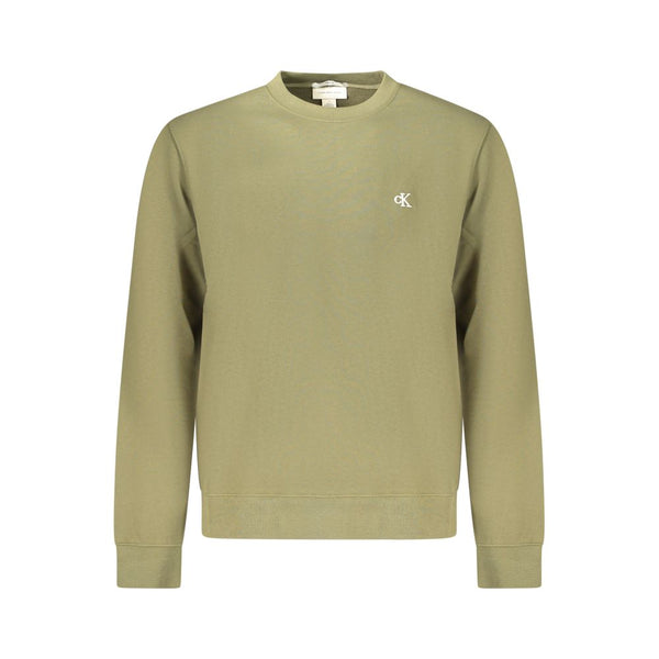 Calvin Klein Green Cotton Sweatshirt