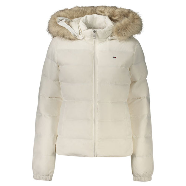 Tommy Hilfiger White Polyester Women's Jacket