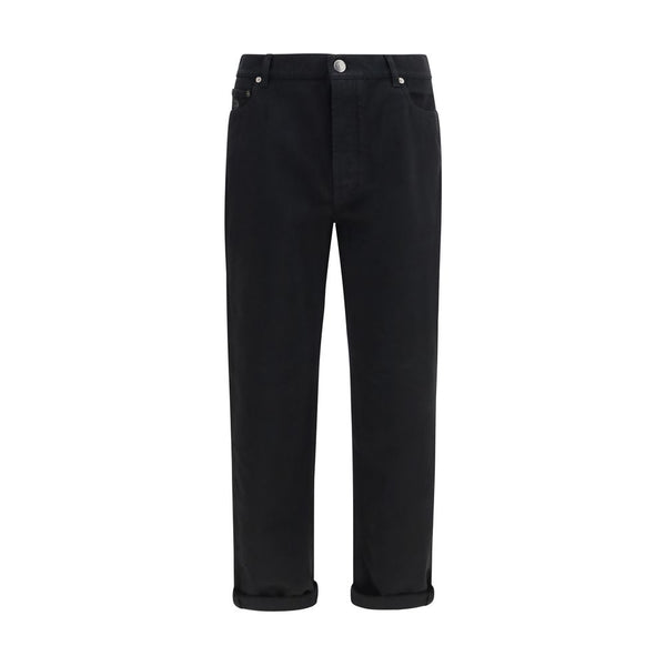 Brunello Cucinelli Black Cotton Jeans Denim