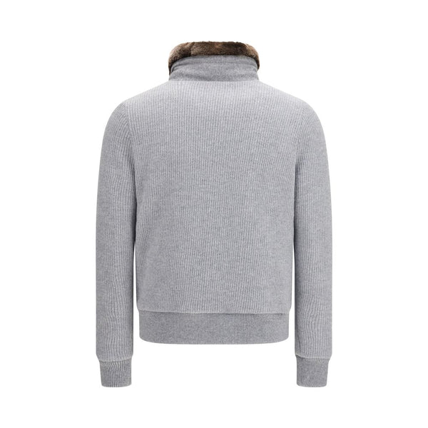 MooRER Gray Goose Down Full-Length Jacket