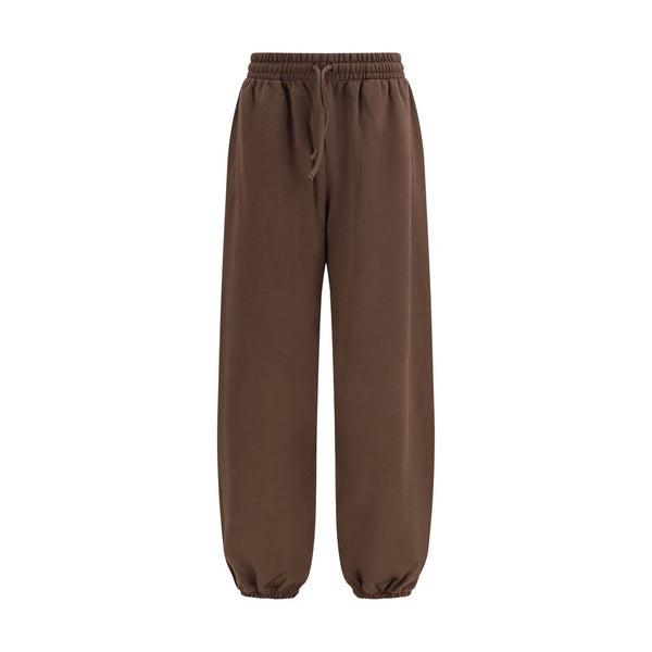 Palm Angels Brown Cotton Joggers (Workout Pants)