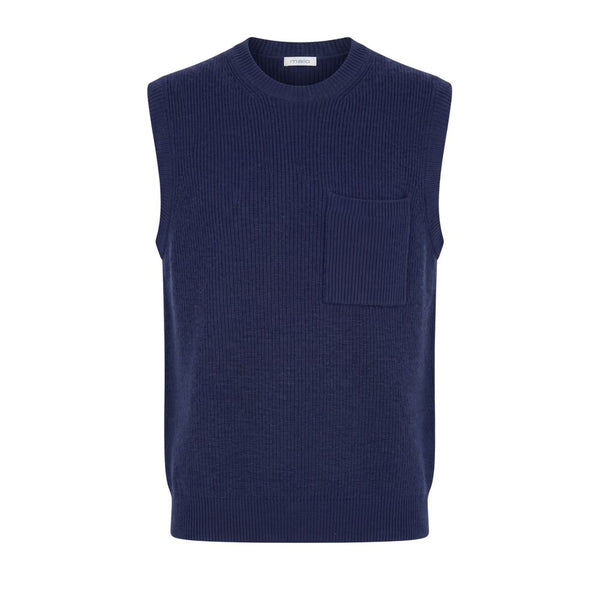 Malo Blue Wool Men's Sweater