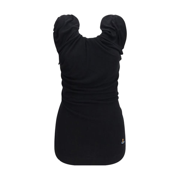 Vivienne Westwood Black Viscose Shortsleeve Shirt