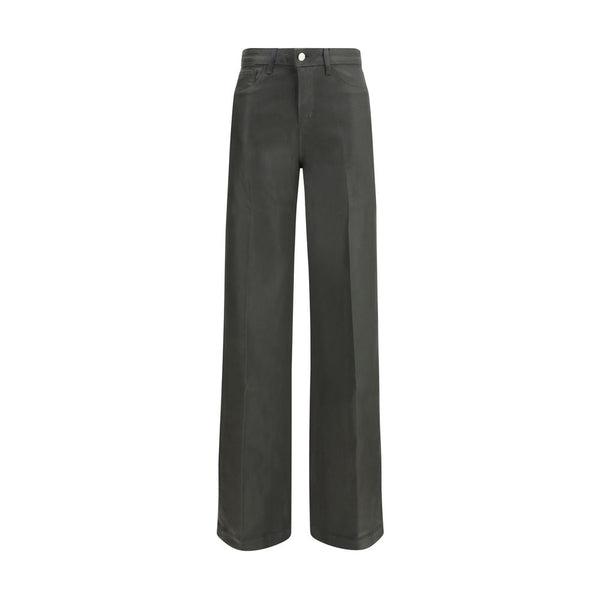 L'Agence Bicolor Cotton Flared Jeans