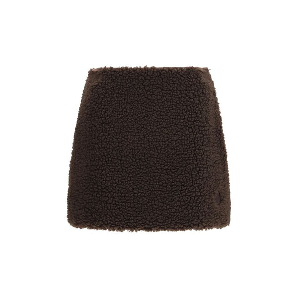 Moncler Brown Polyester Mini Skirt
