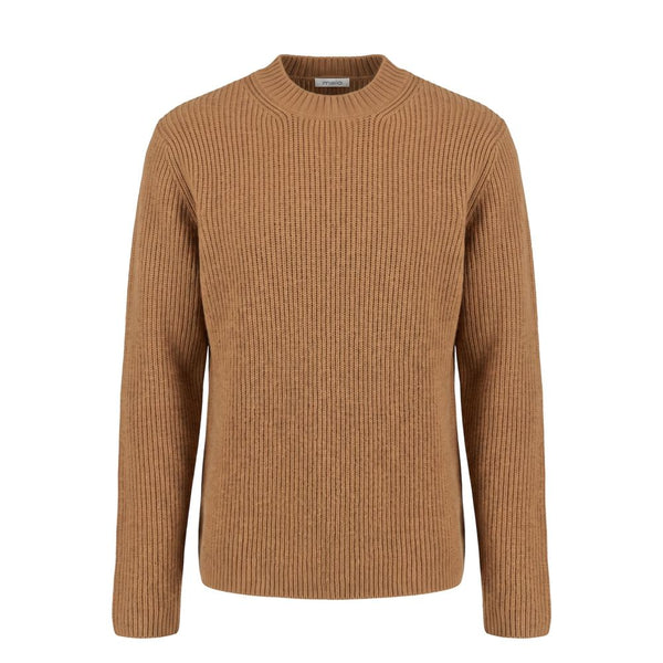 Malo Brown Wool Men Sweater