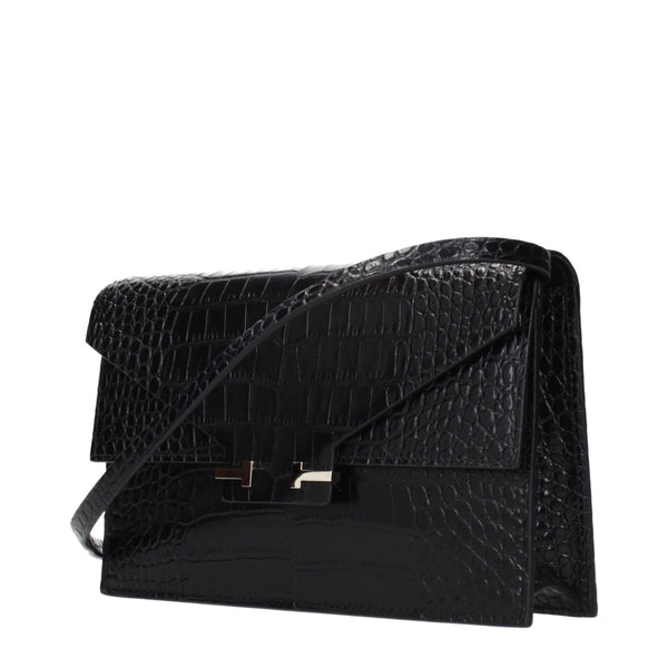 Tom Ford Black Leather Clutch Bag