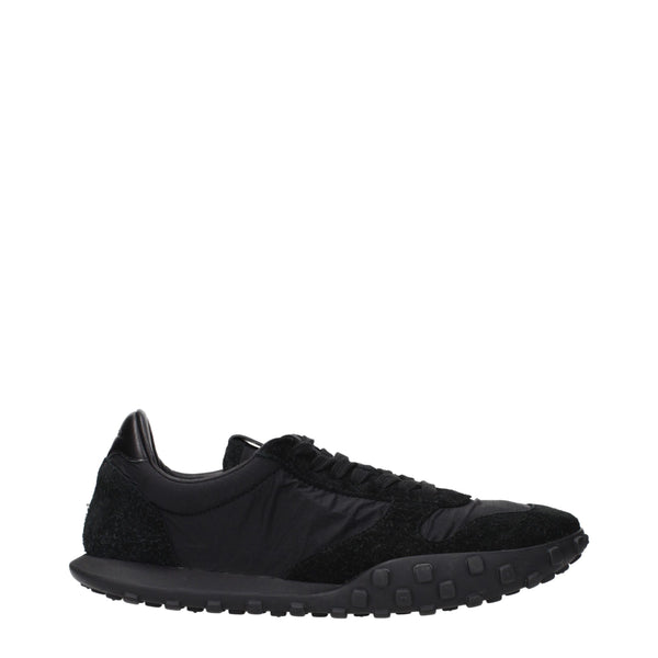 Jil Sander Black Fabric Sneakers