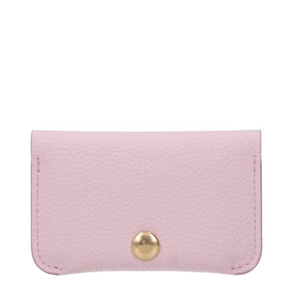 Burberry Pink Leather Cardholder