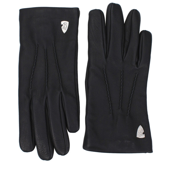 Burberry Black Leather Gloves