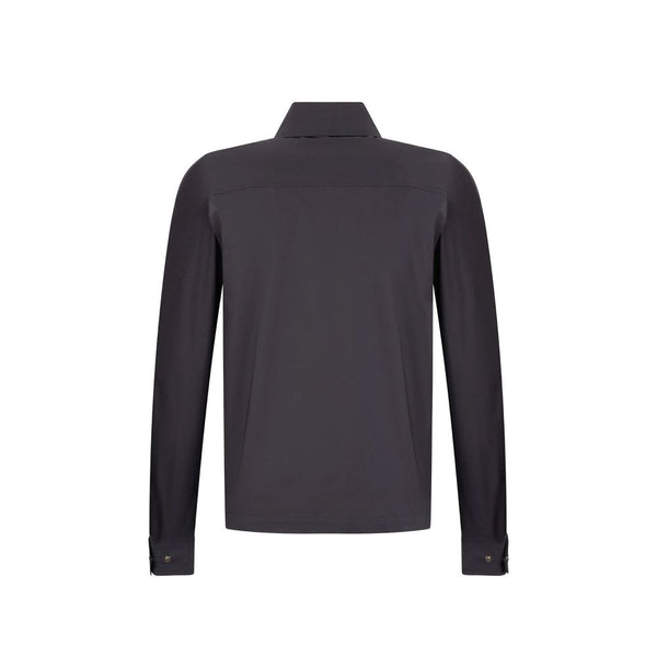 Herno Blue Cotton Shell Jacket