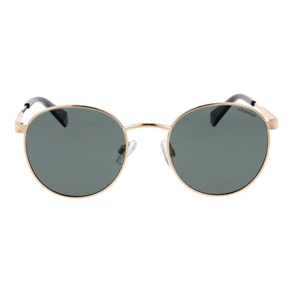 Polaroid Gold Metal Sunglasses